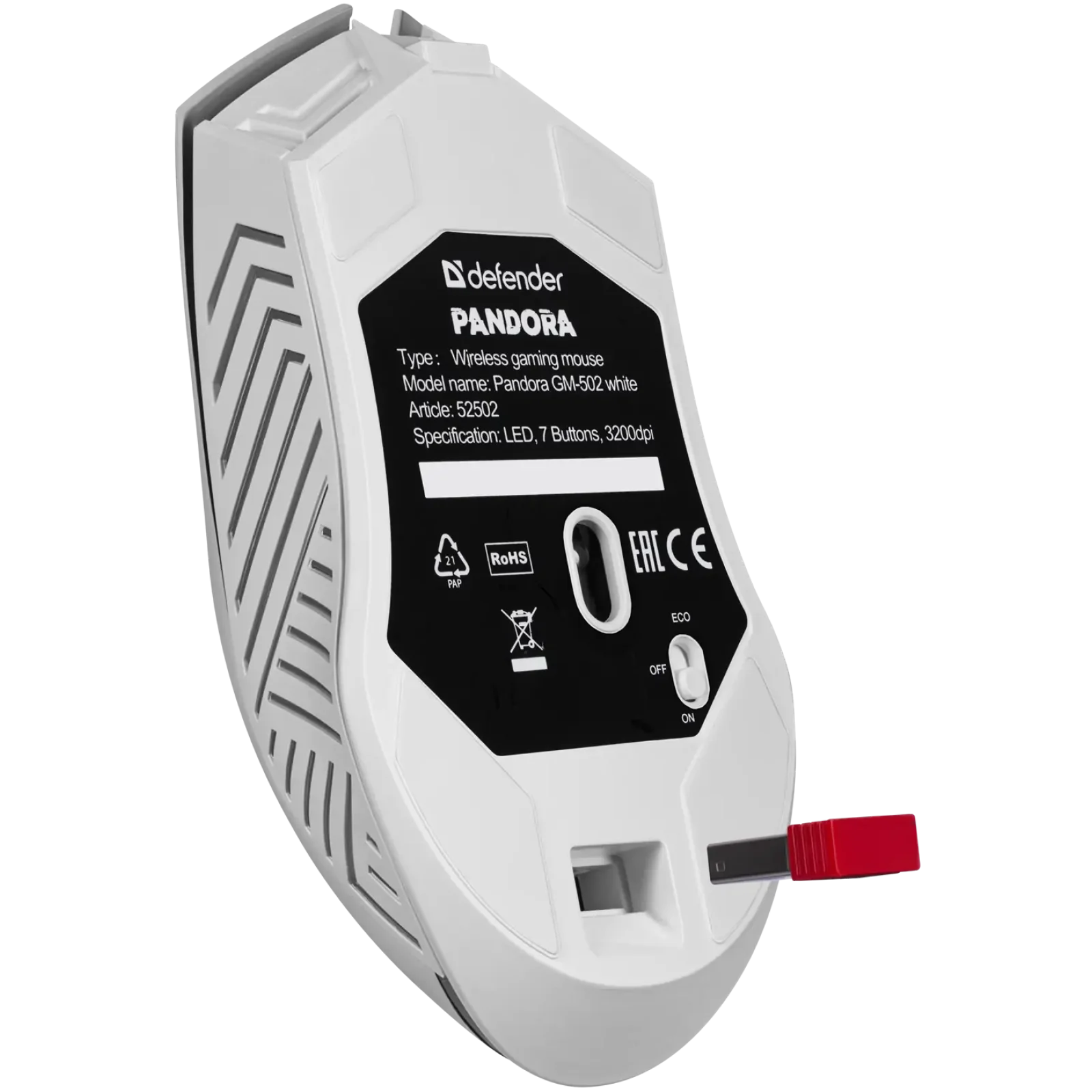Мышь Defender Pandora GM-502 White (52502) UA