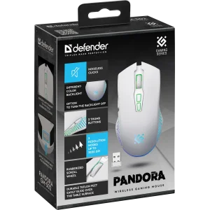 Мышь Defender Pandora GM-502 White (52502) UA