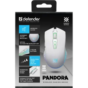 Мышь Defender Pandora GM-502 White (52502) UA