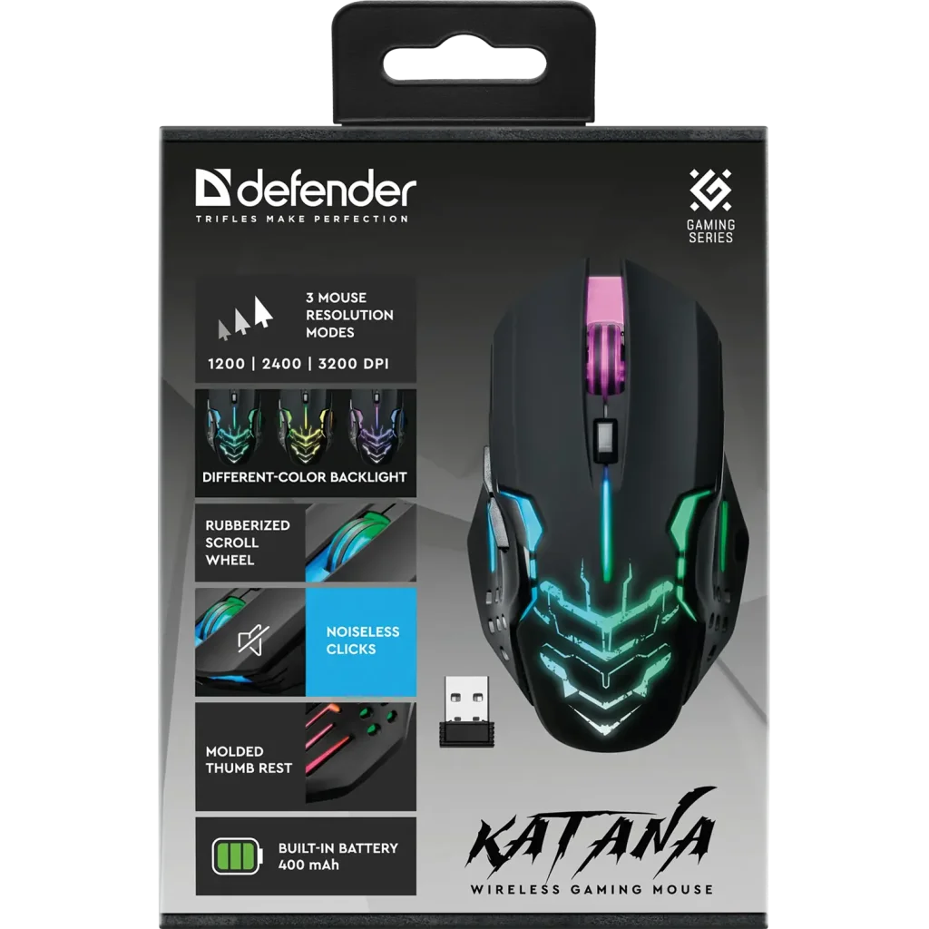 Мышь Defender Katana GM-511 Black (52511) UA