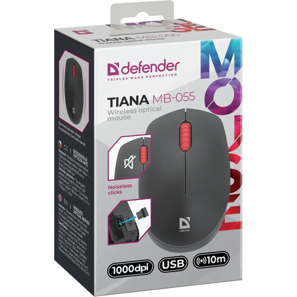 Мышь Defender Tiana MB-055 Black (52055) UA