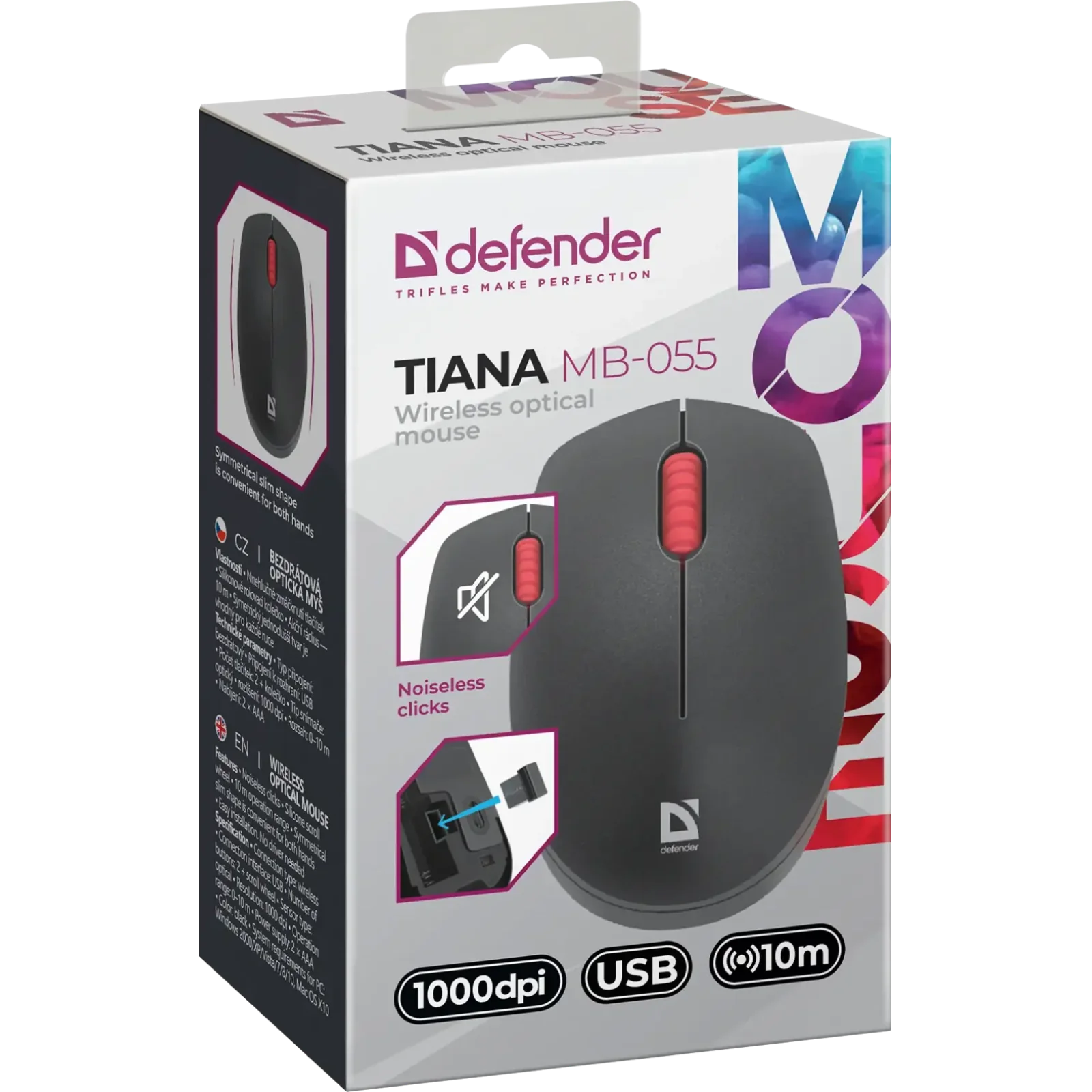 Мышь Defender Tiana MB-055 Black (52055) UA