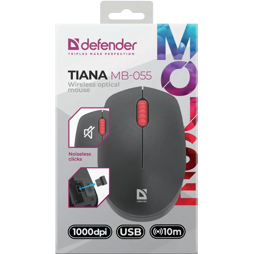 Мышь Defender Tiana MB-055 Black (52055) UA