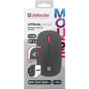 Миша Defender Vitrual MB-635 Black (52635) UA
