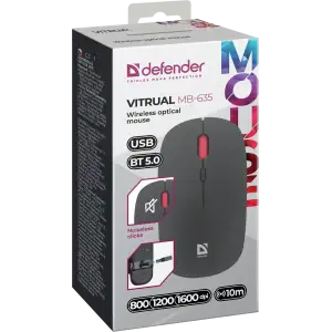 Миша Defender Vitrual MB-635 Black (52635) UA