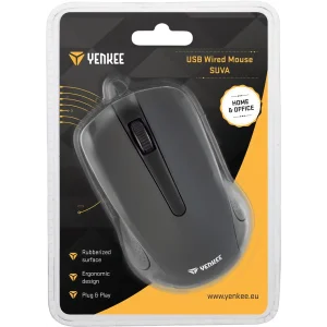 Мышь компьютерная Yenkee YMS 1015BK Mouse USB Suva Black UA