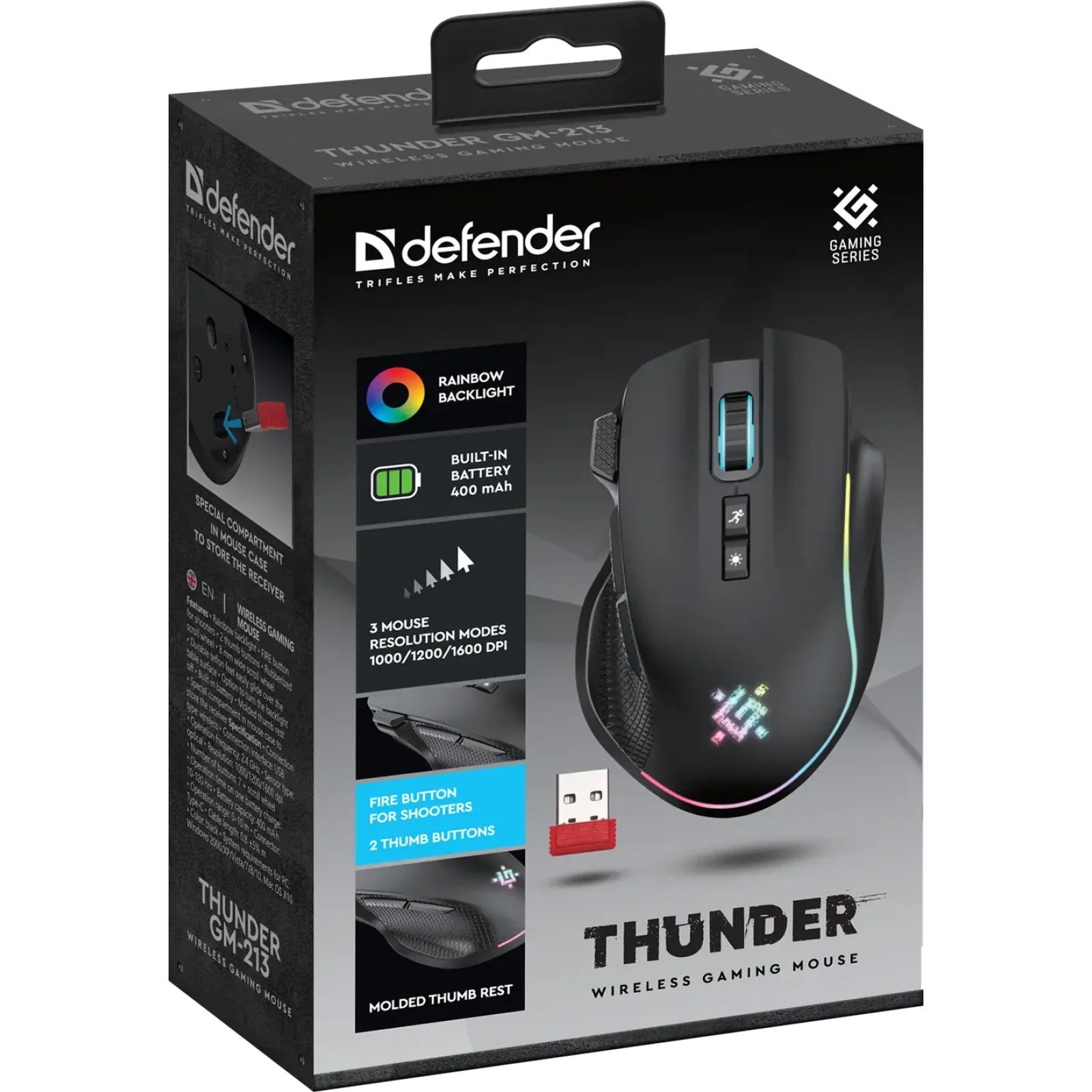Миша Defender Thunder GM-213 (52213) UA