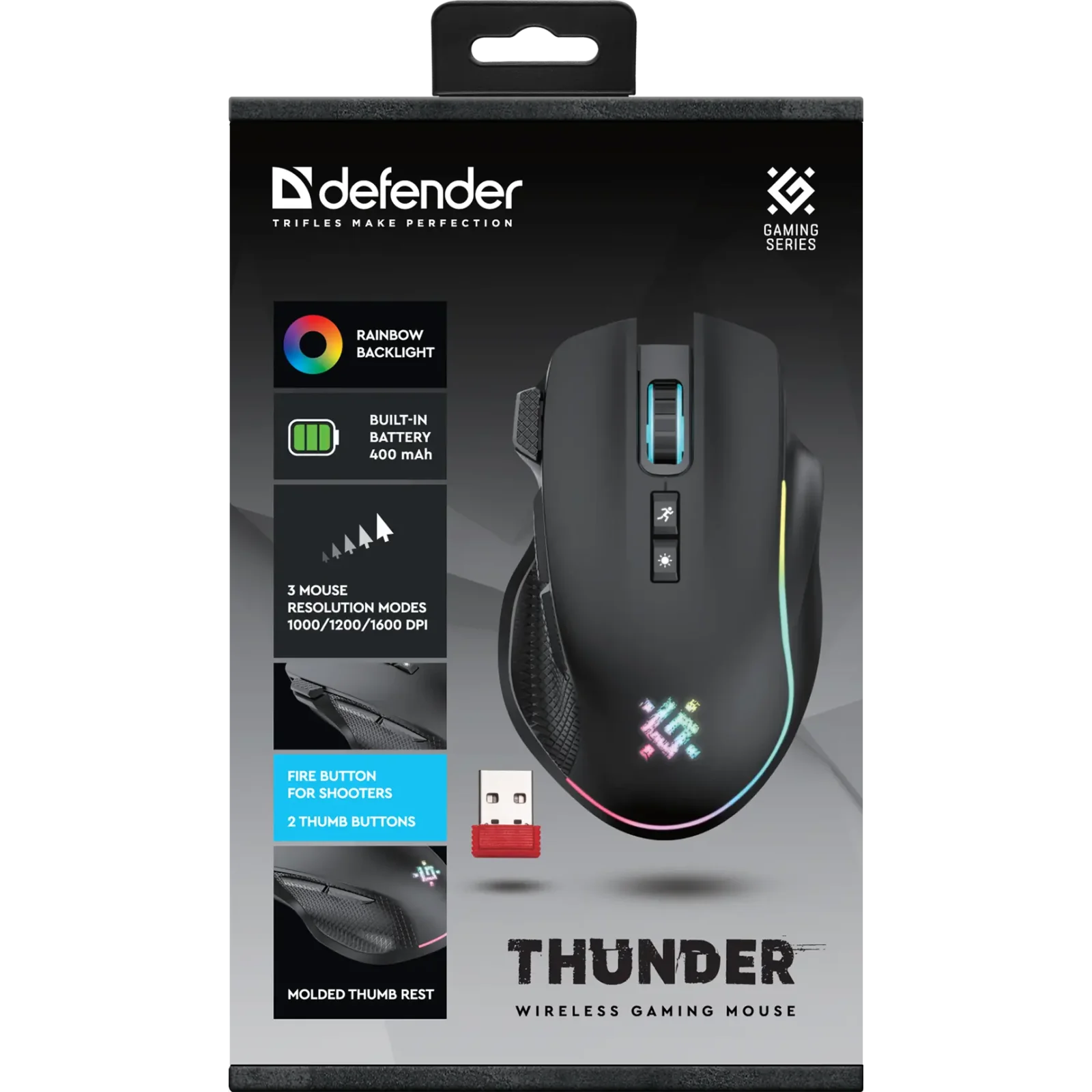 Миша Defender Thunder GM-213 (52213) UA