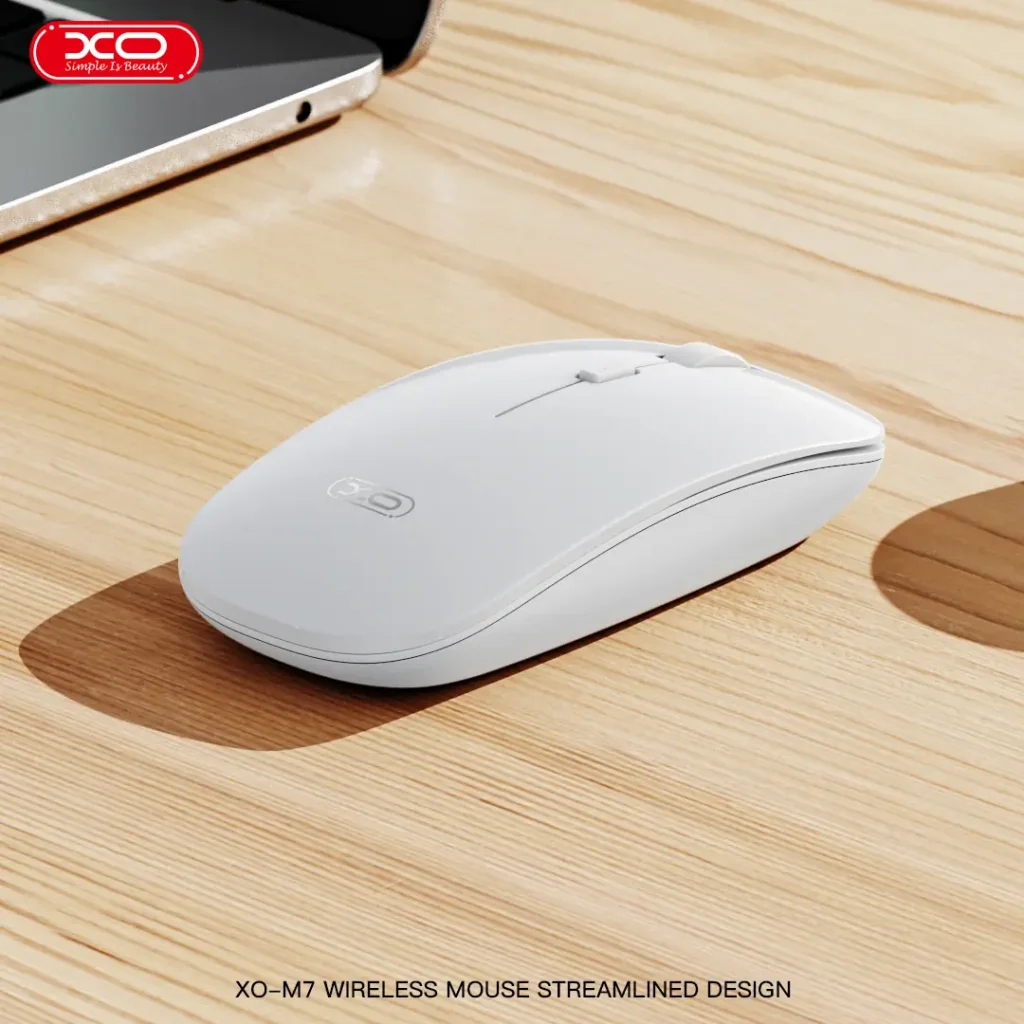 Миша XO M7 Stylish Glossy Cordless White UA