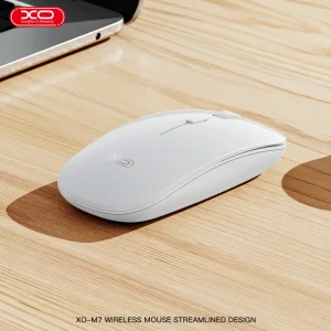 Миша XO M7 Stylish Glossy Cordless White UA