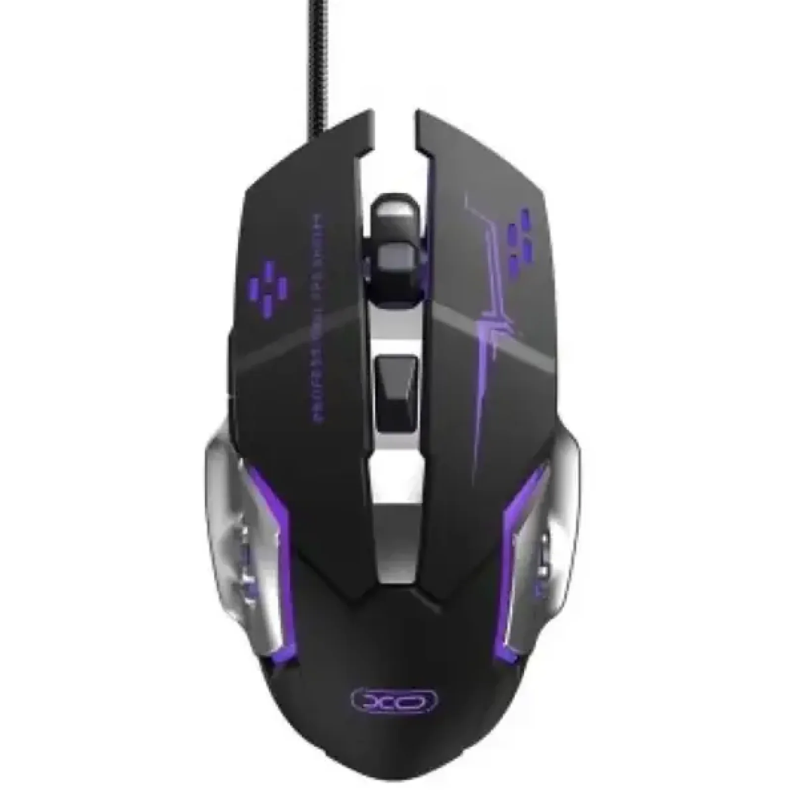 Мышь XO M10 Gaming Mechanical 6-Button Light Emitting Black+Silver UA
