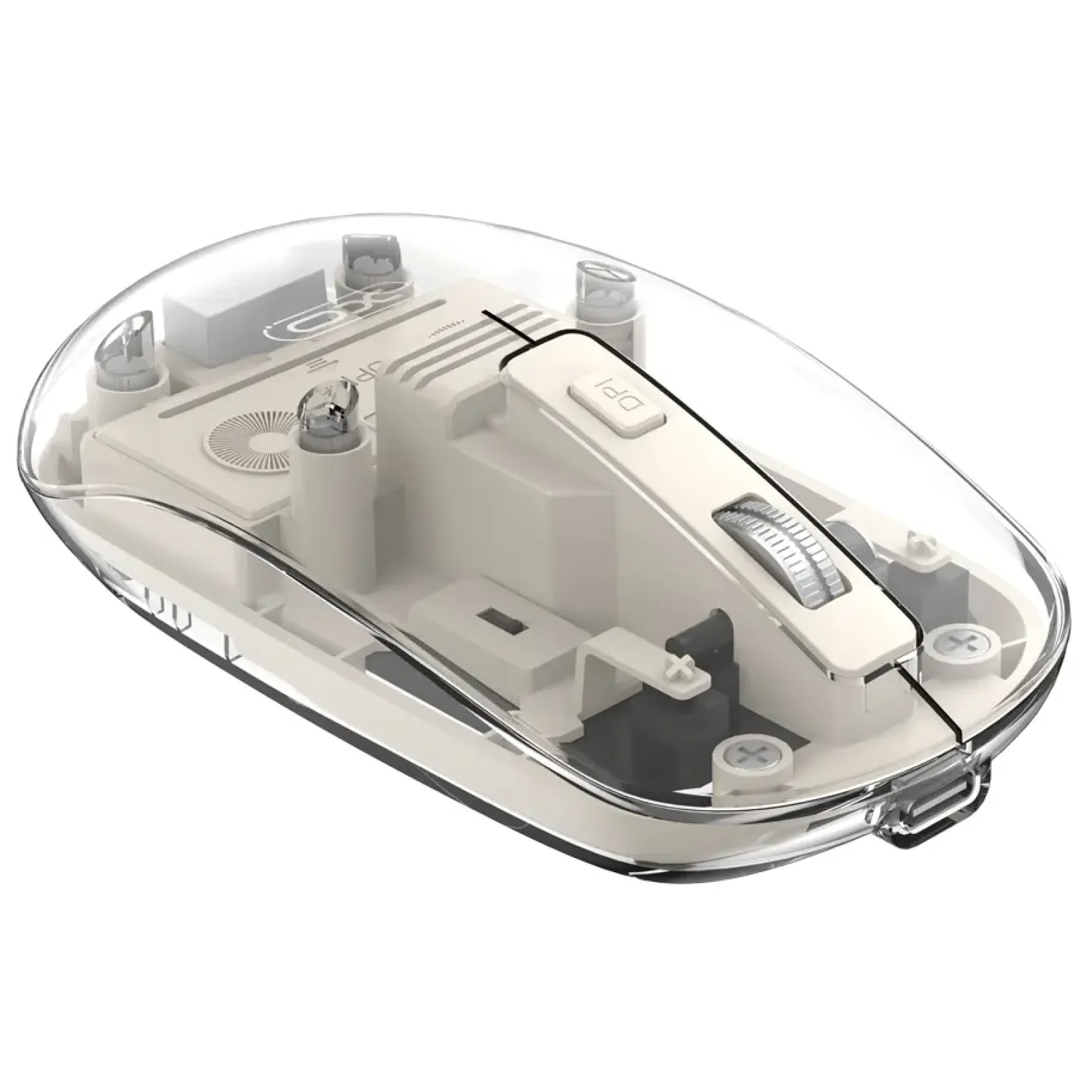 Мышь XO M12 Bluetooth wireless transparent White UA
