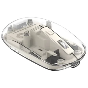 Миша XO M12 Bluetooth wireless transparent White UA