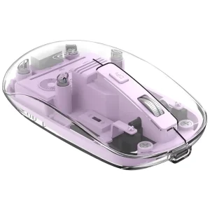 Миша XO M12 Bluetooth wireless transparent Purple UA