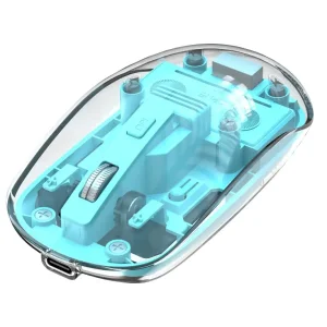 Миша XO M12 Bluetooth wireless transparent Blue UA