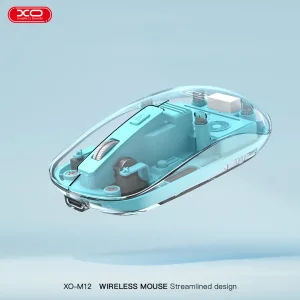 Миша XO M12 Bluetooth wireless transparent Blue UA