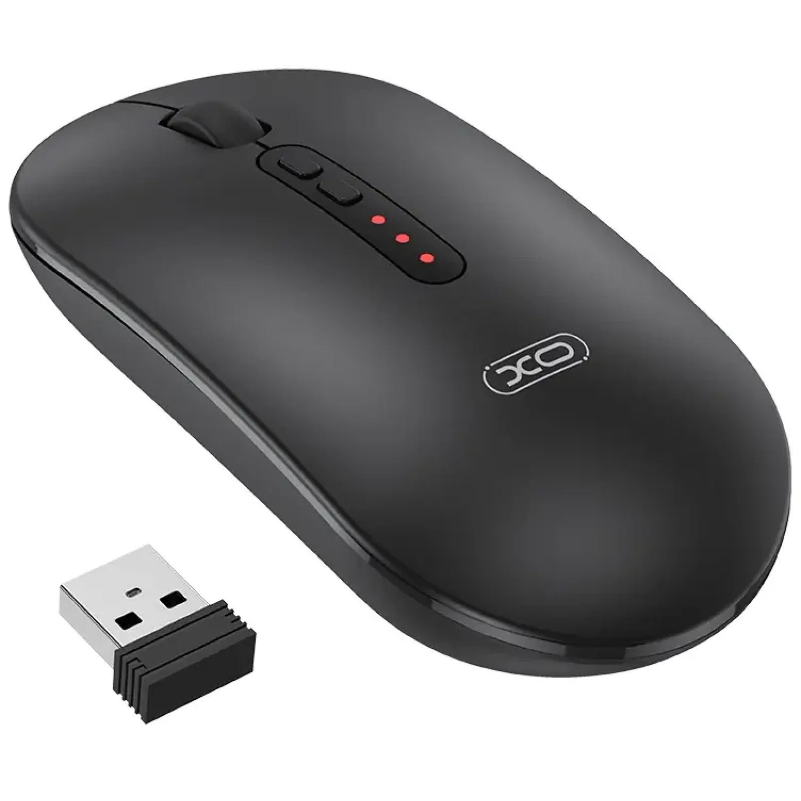 Мышь XO M13 Tri-mode Bluetooth Wireless Silent Black UA