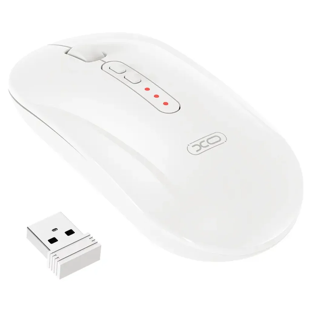 Мышь XO M13 Tri-mode Bluetooth Wireless Silent White UA