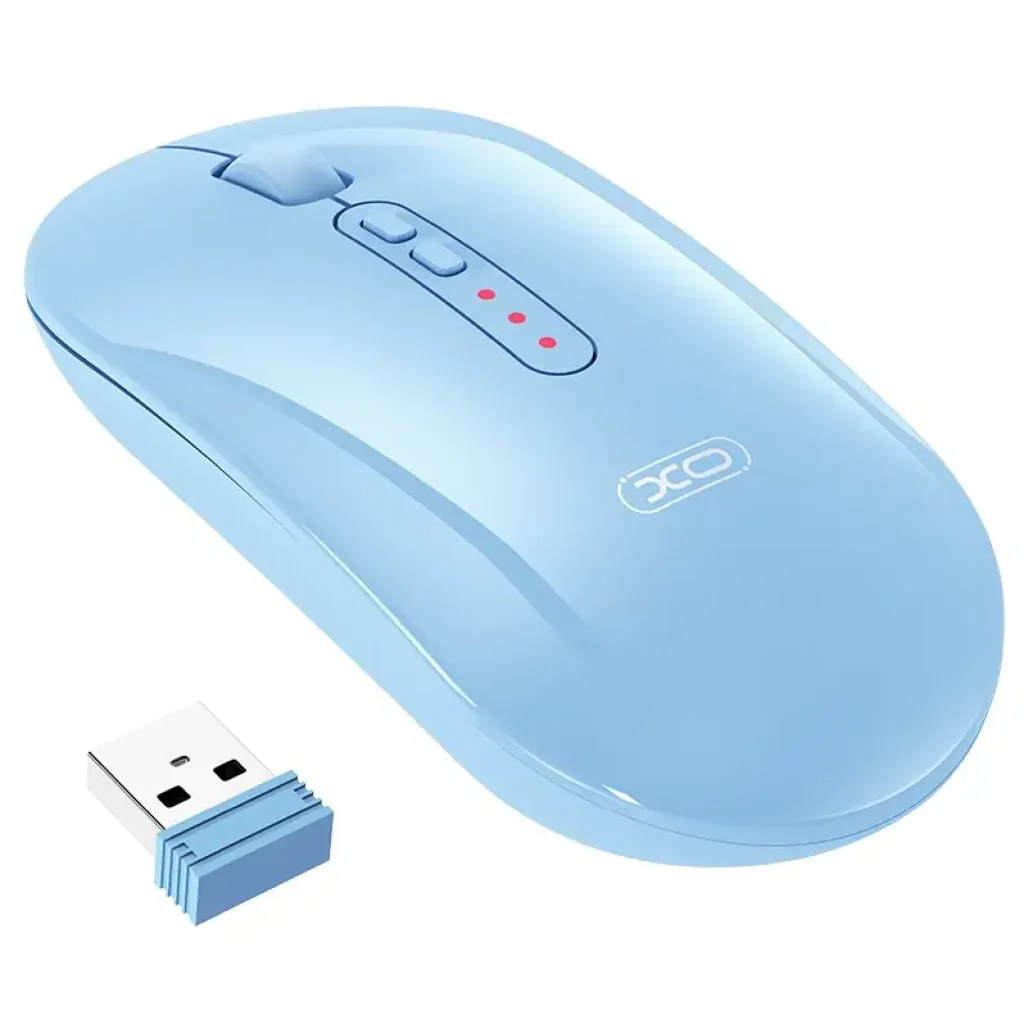 Мышь XO M13 Tri-mode Bluetooth Wireless Silent Blue UA
