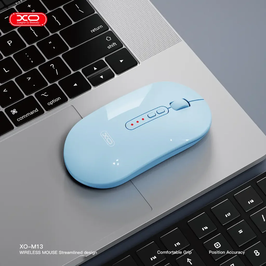 Мышь XO M13 Tri-mode Bluetooth Wireless Silent Blue UA