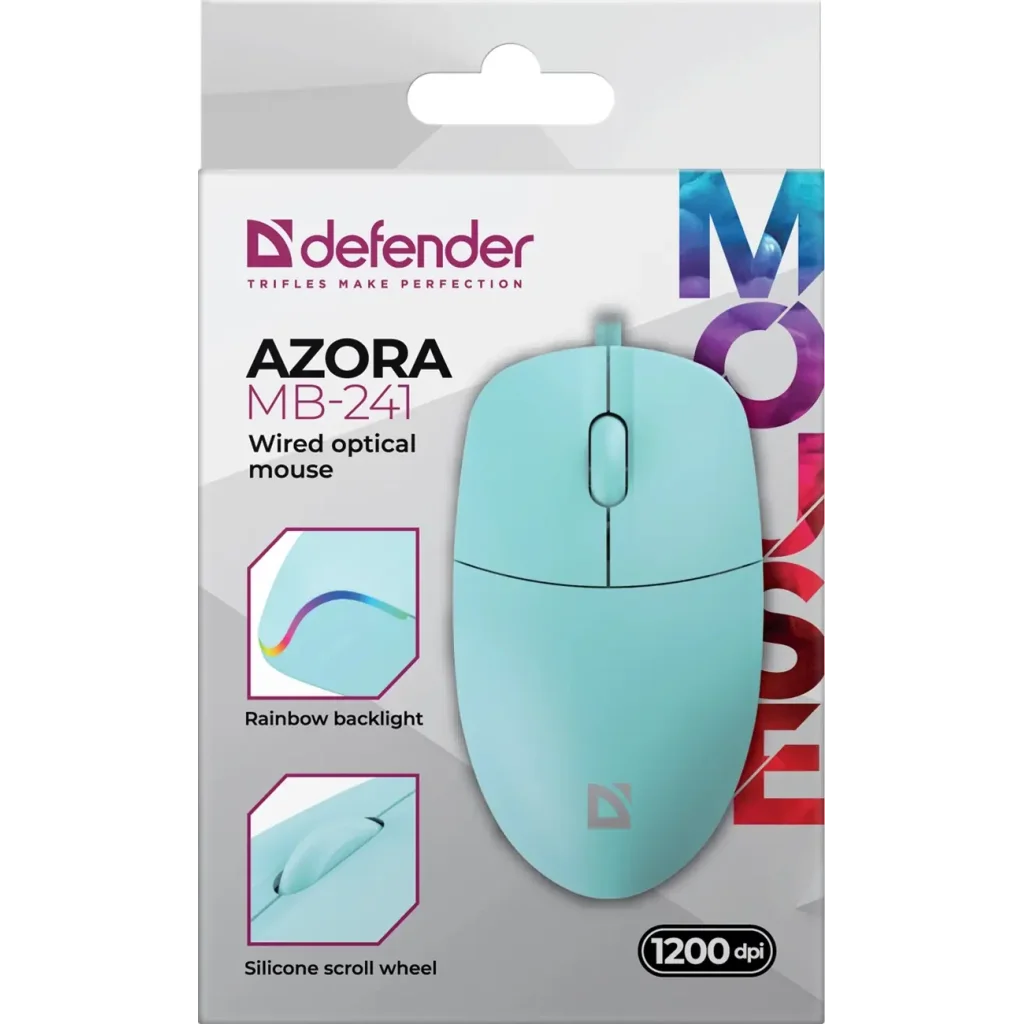 Мышь Defender Azora MB-241 Blue (52243) UA