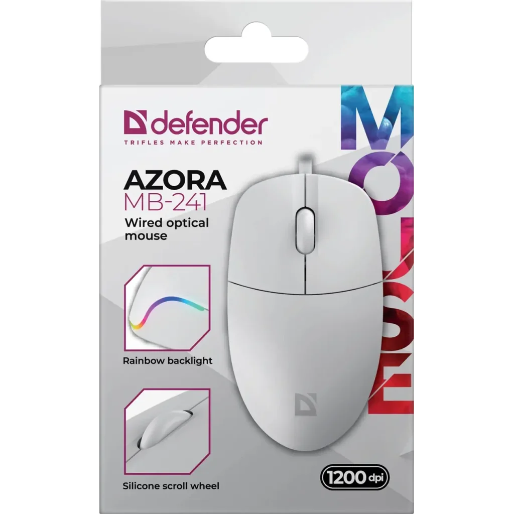 Мышь Defender Azora MB-241 White (52242) UA