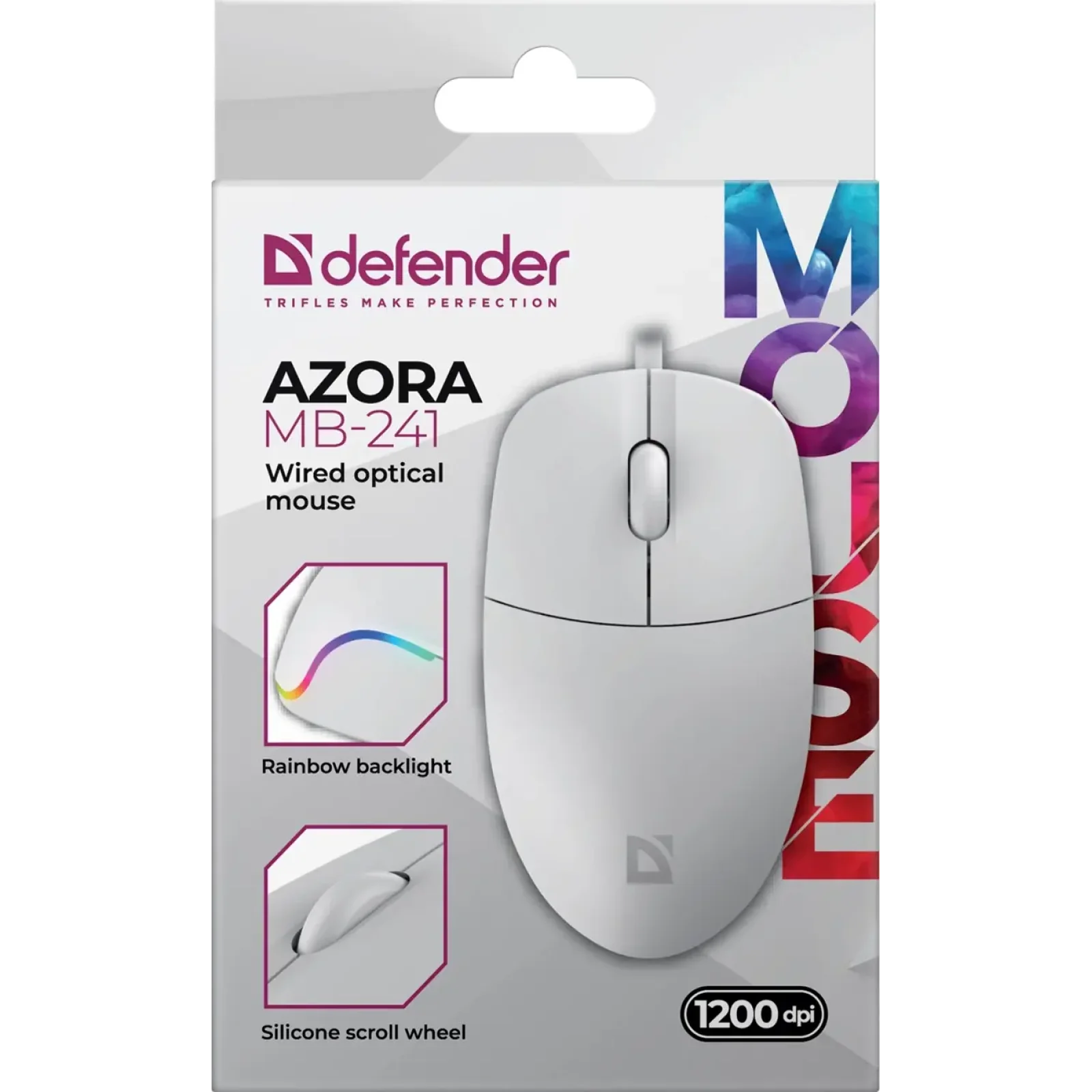 Мышь Defender Azora MB-241 White (52242) UA