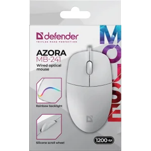 Мышь Defender Azora MB-241 White (52242) UA