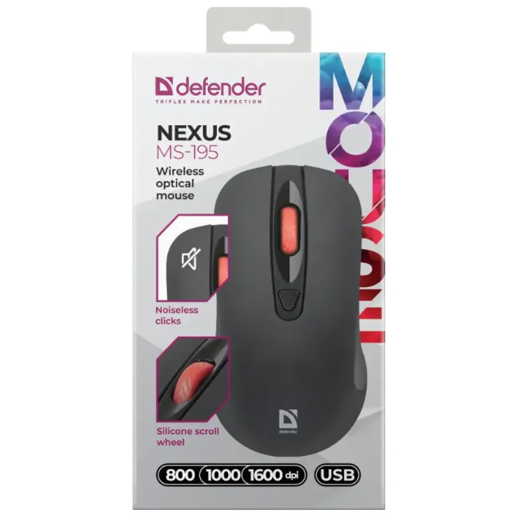 Миша Defender Nexus MS-195 Black (52195) UA