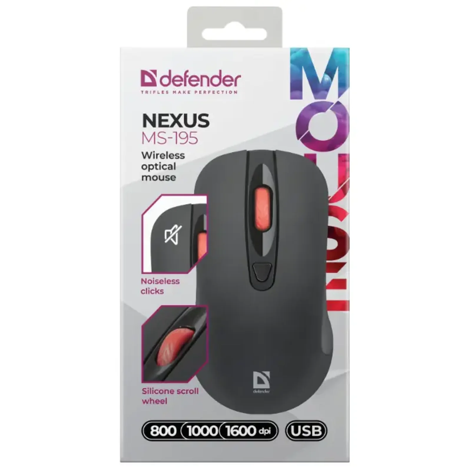 Мышь Defender Nexus MS-195 Black (52195) UA