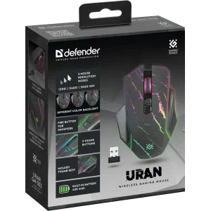 Миша Defender Uran GM-503 LED Black (52503) UA
