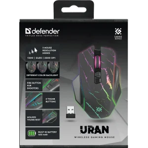 Миша Defender Uran GM-503 LED Black (52503) UA