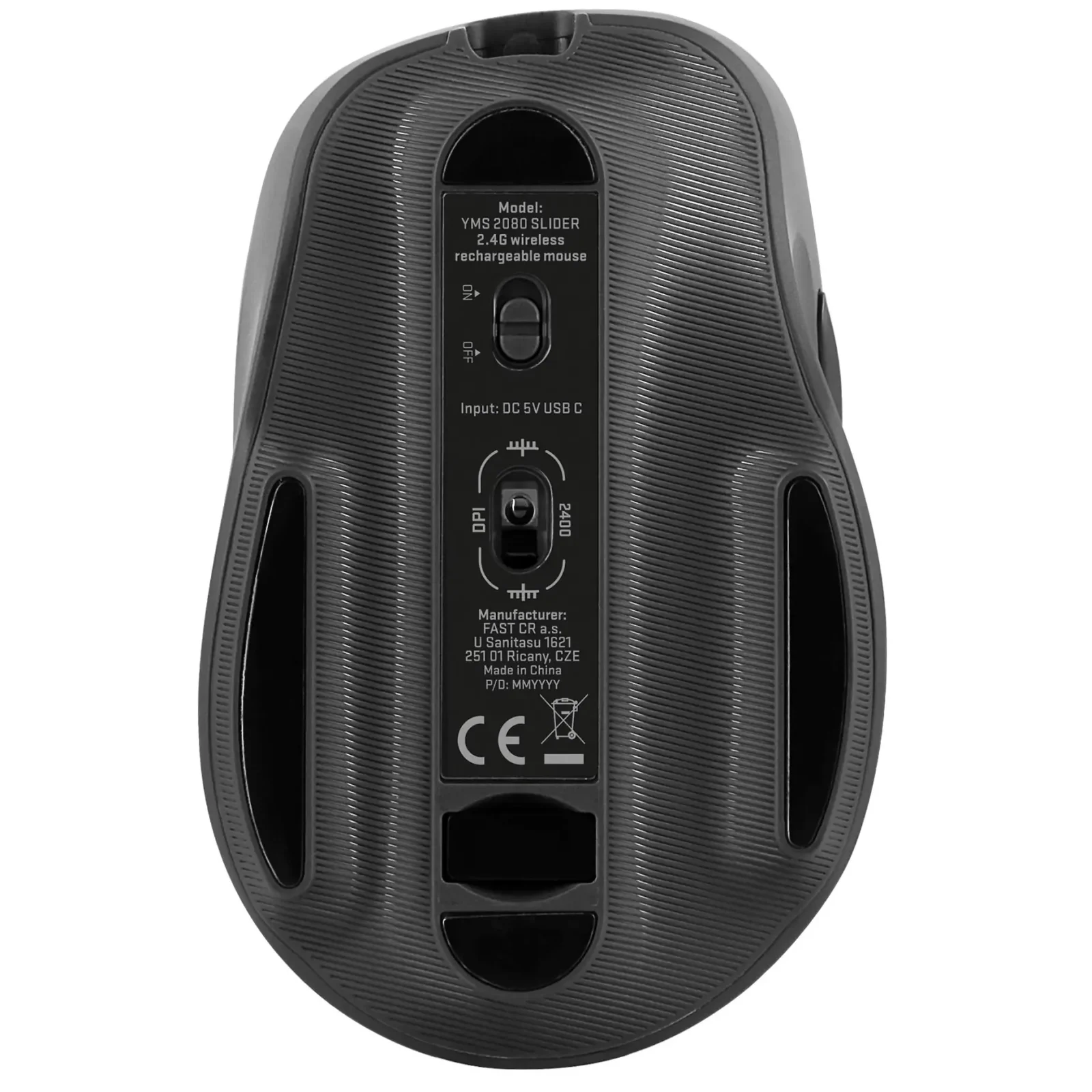 Миша комп'ютерна Yenkee YMS 2080GY WL rechargable mouse SLIDER UA