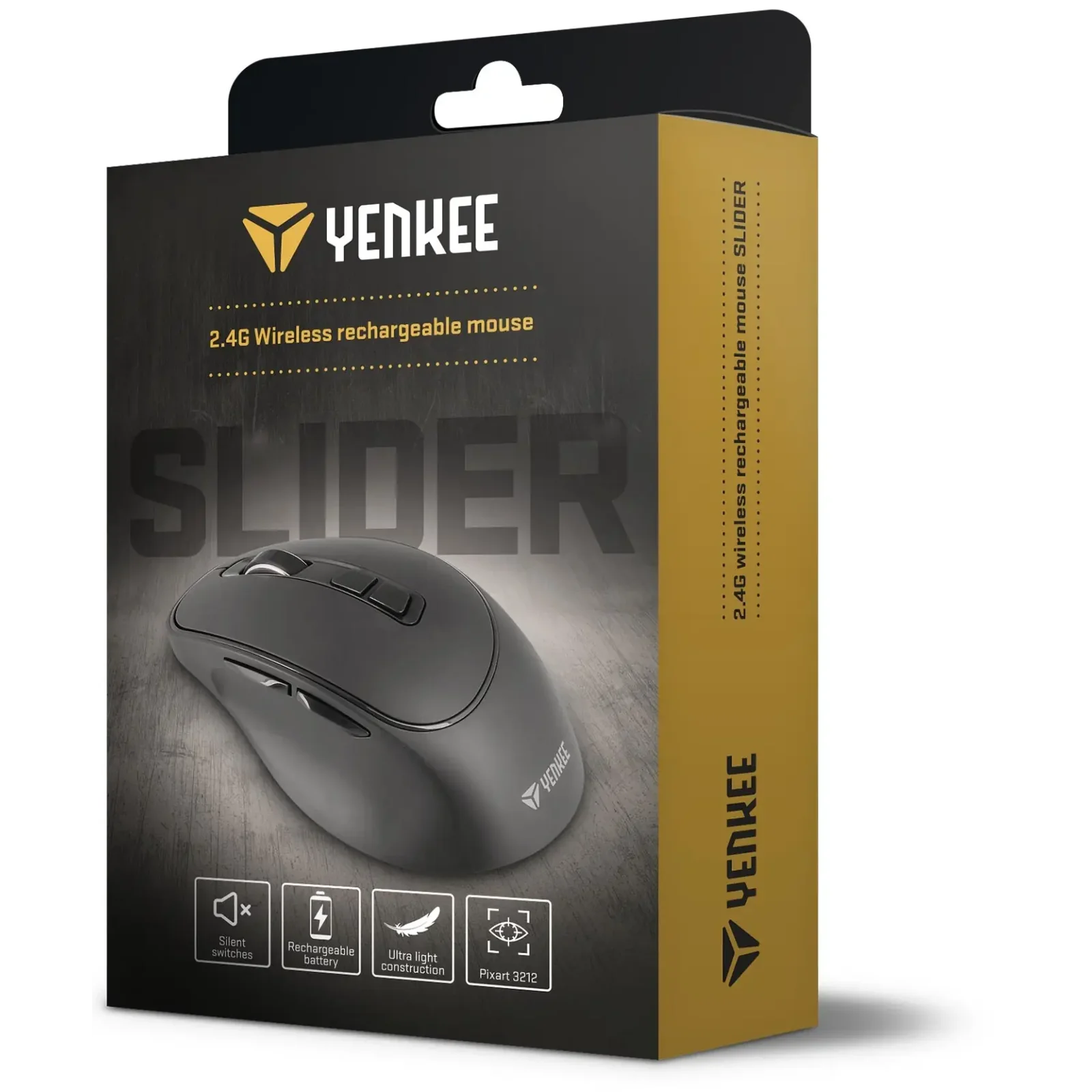 Миша комп'ютерна Yenkee YMS 2080GY WL rechargable mouse SLIDER UA