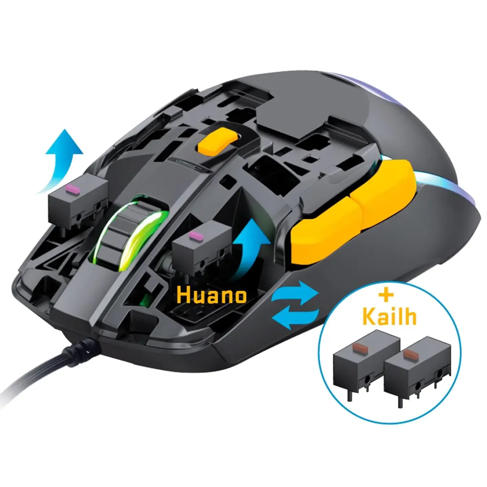 Мышь компьютерная Yenkee YMS 3600BK MARKSMAN Gaming Mouse UA
