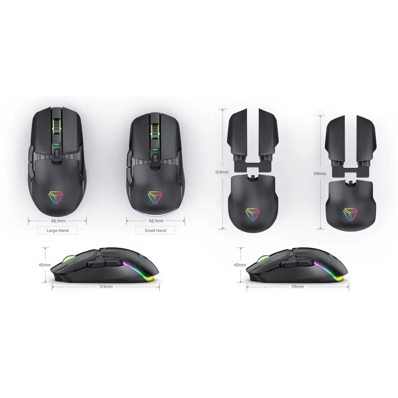 Мышь компьютерная Yenkee YMS 3600BK MARKSMAN Gaming Mouse UA