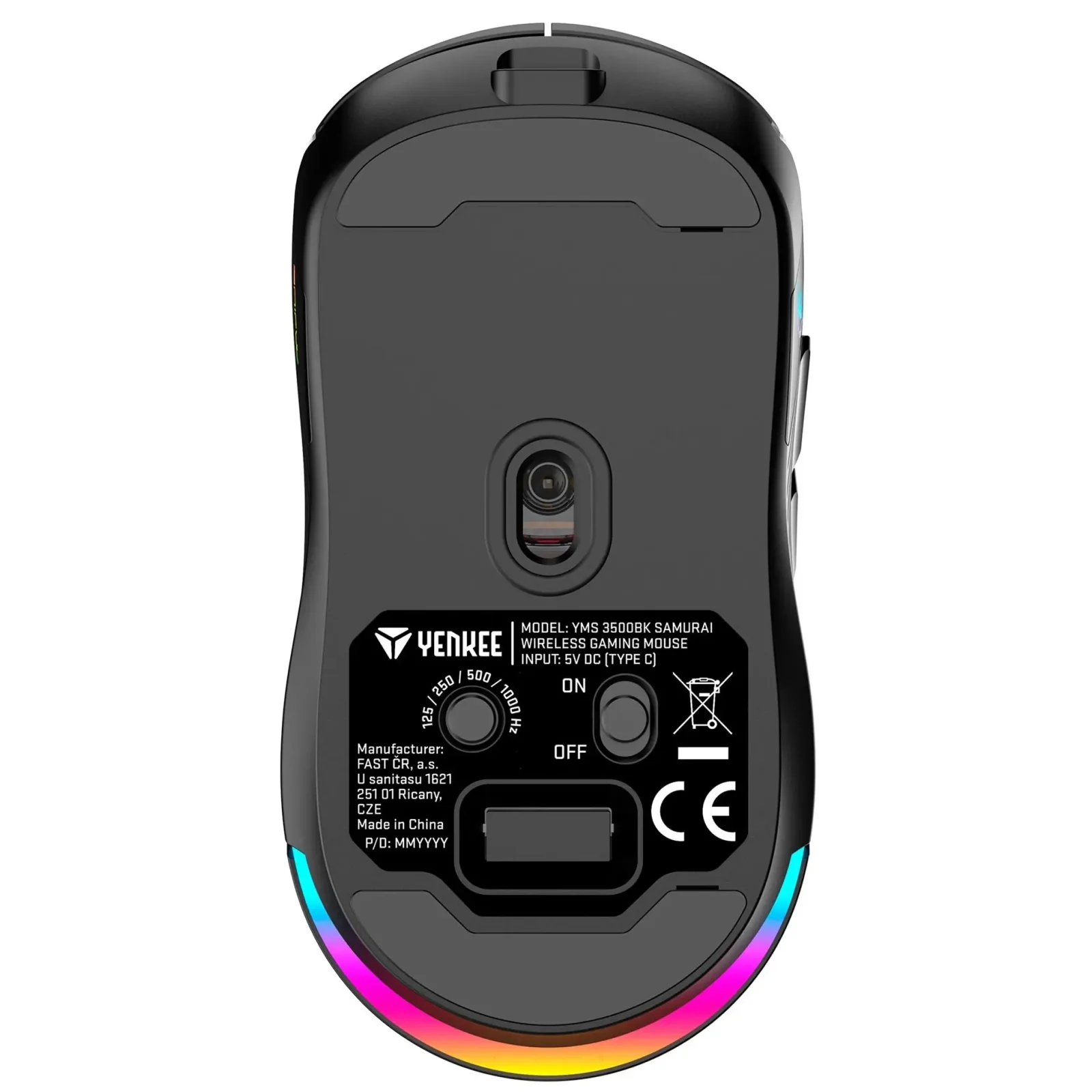 Миша комп'ютерна Yenkee YMS 3500BK SAMURAI WL Gaming Mouse UA