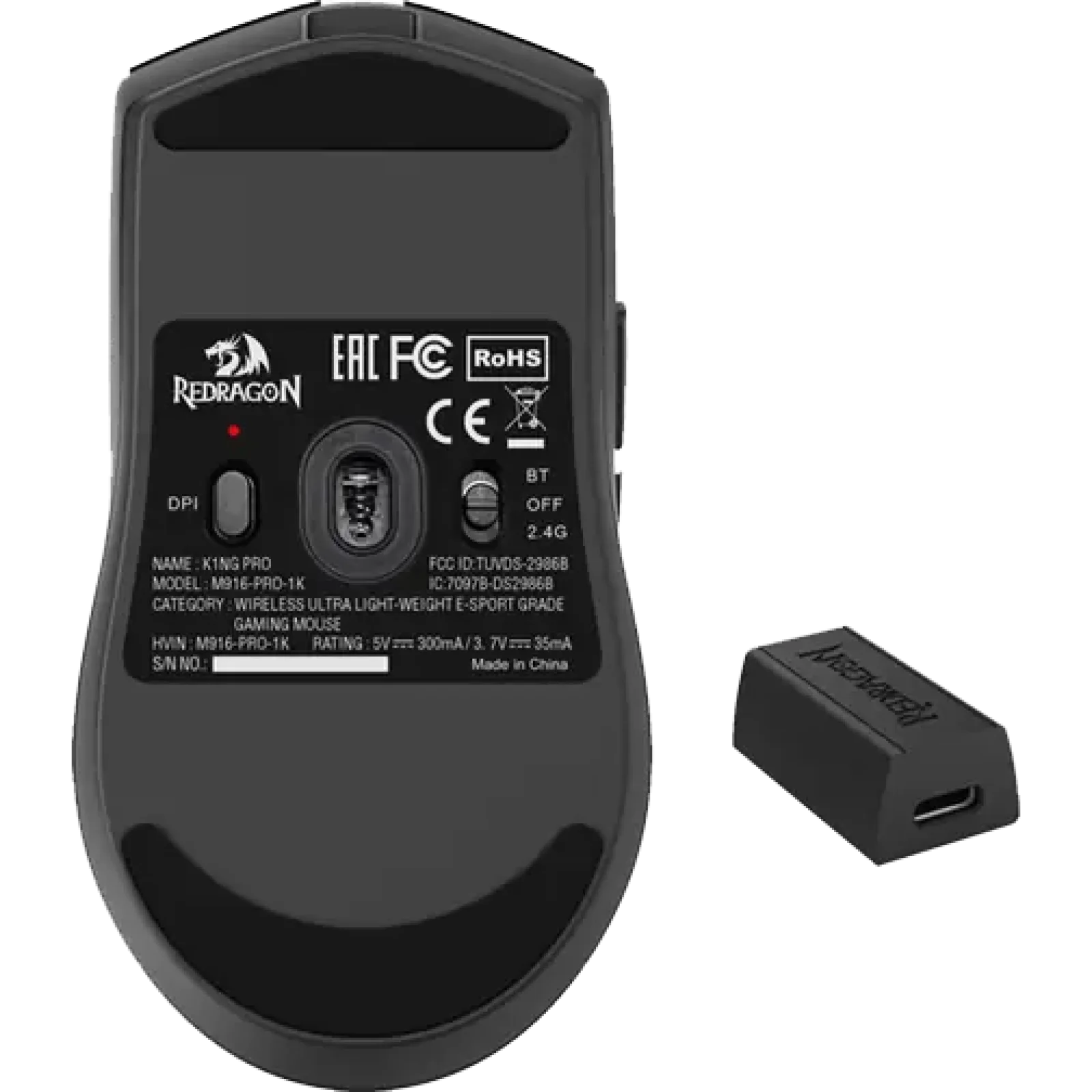 Мышь Redragon M916-PRO-4K K1NG Black (72211) UA