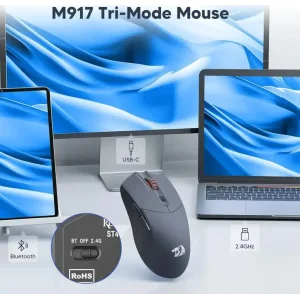 Мышь Redragon ST4R Pro M917GB-PRO Black (72209) UA