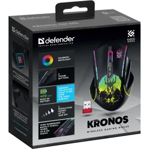 Миша Defender Kronos GM-695 Black (52695) UA