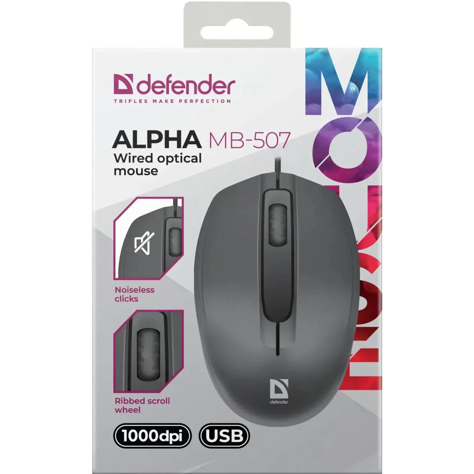 Мышь Defender Alpha MB-507 Black (52507) UA