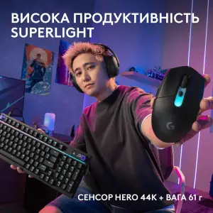 Мышь Logitech G305 X SUPERLIGHT Black (910-007739) UA