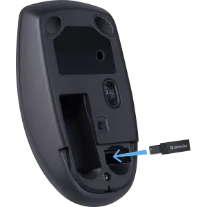 Миша Defender Modern MB-985 Black (52985) UA