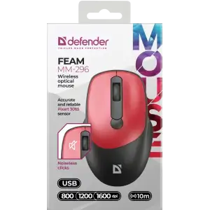 Миша Defender Feam MM-296 Silent Red (52299) UA