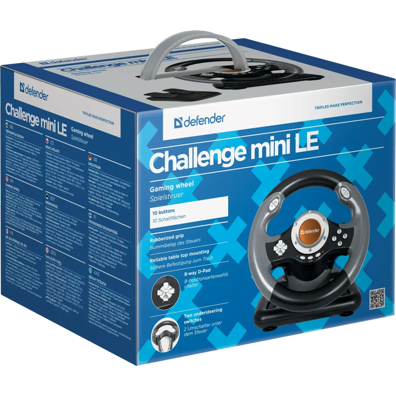 Игр.манипулятор DEFENDER CHALLENGE MINI LE (USB) Руль, PC UA