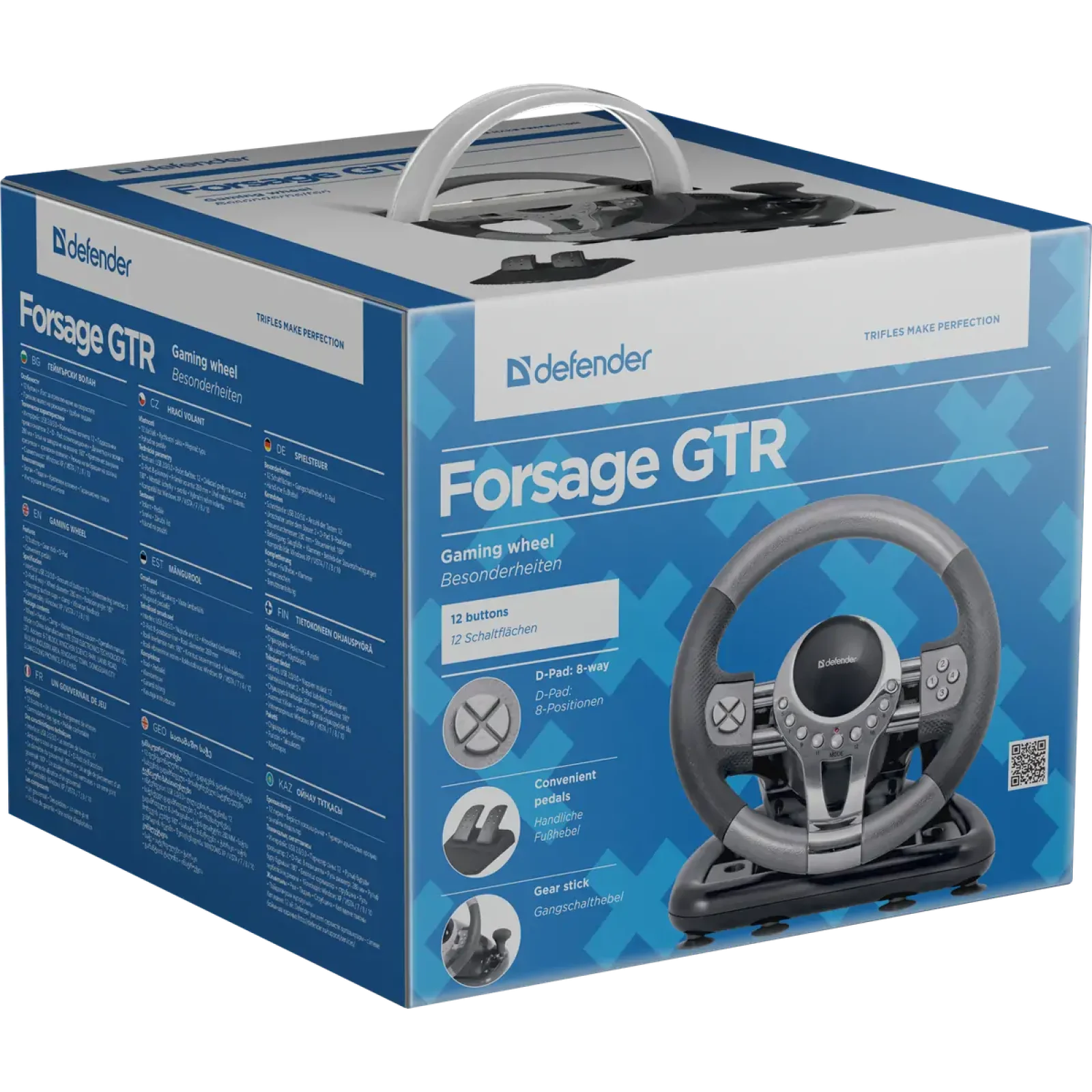 Ігр.маніпулятор DEFENDER (64367) FORSAGE (USB) Кермо UA