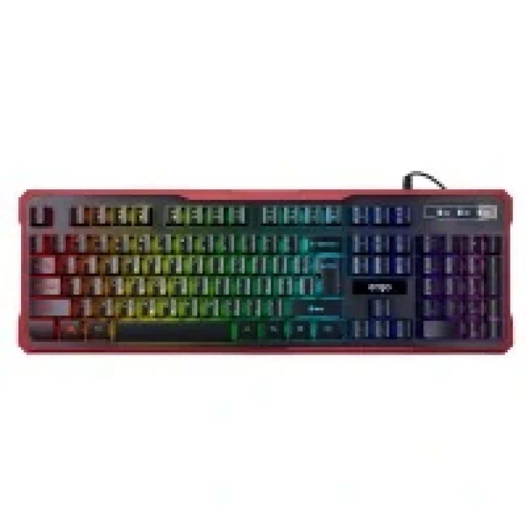 Клавіатура ERGO KB-670 Keyboard ENG/RUS/UKR Чорний UA