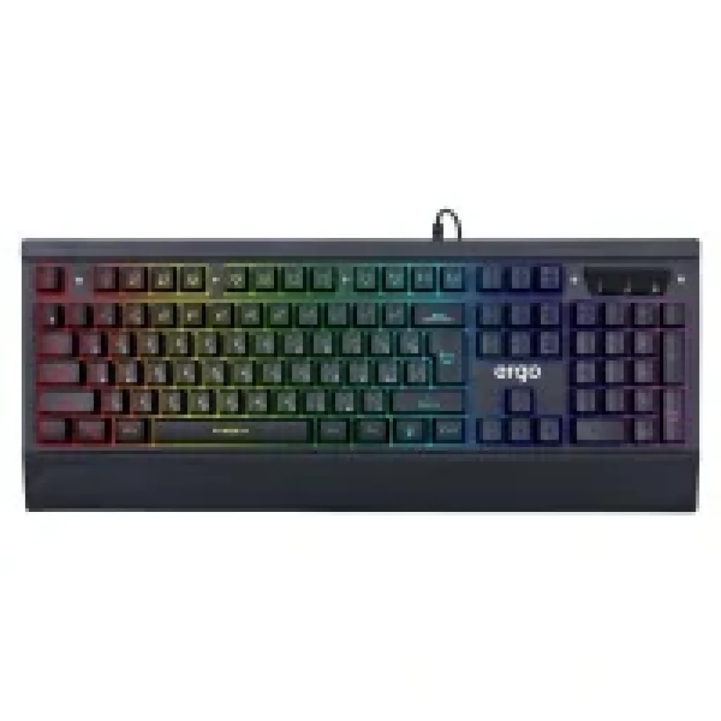Клавіатура ERGO KB-640 Keyboard ENG/RUS/UKR Чорний UA