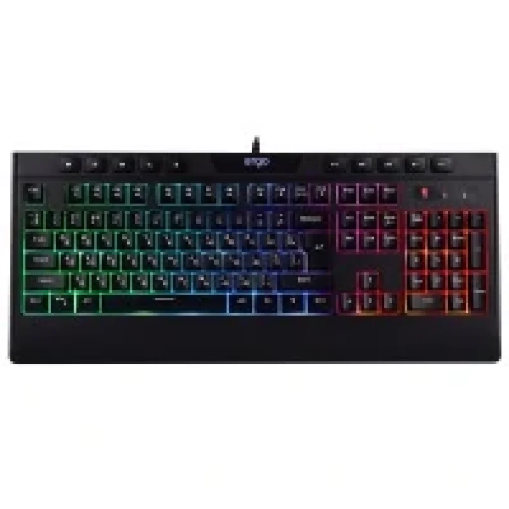 Клавіатура ERGO KB-510 Keyboard ENG/RUS/UKR Чорний UA
