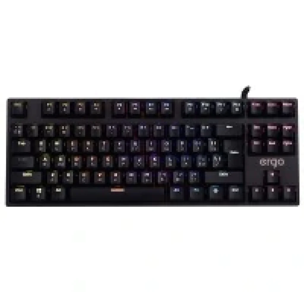Клавиатура ERGO KB-915TKL Черный UA